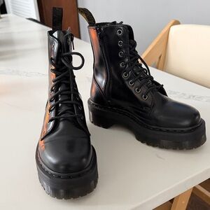 Dr. Martens Jadon Black Platform Combat Boots